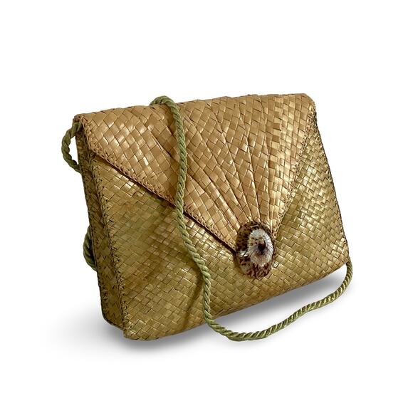 80s Woven Clutch Purse - Picture 2 of 5